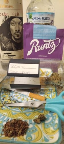Customer photo review of THC Moonrock Nuggs Flower D8 THC-P THC-A Infused SOUR DIESEL SATIVA 7 GRAMS 33.9%