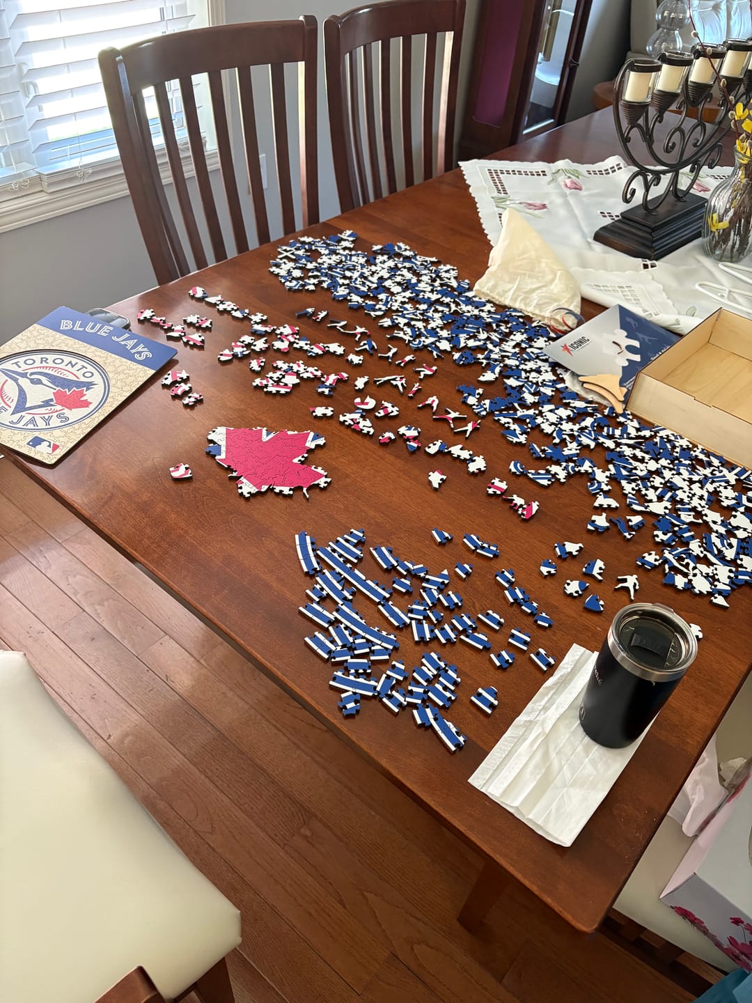 Customer photo review of Toronto Blue Jays™ - Wooden Puzzle