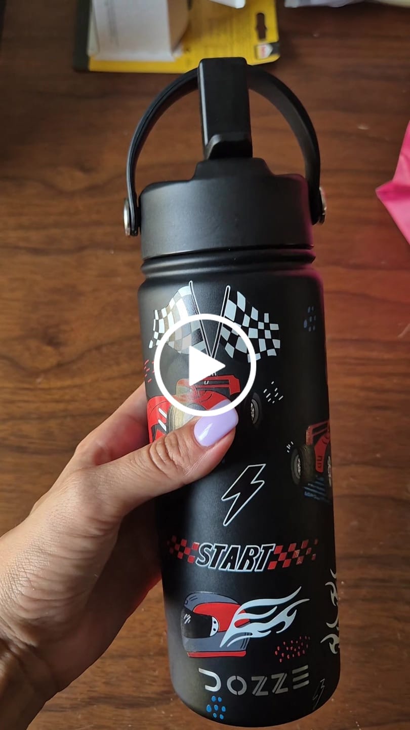 Customer video review of DOZZE Kids Water Bottles | 530ml