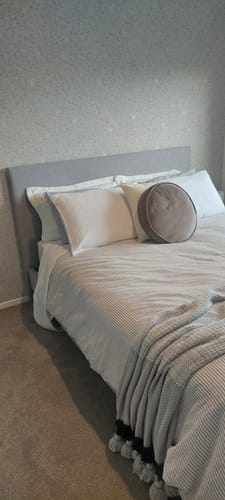 Customer photo review of Lunden Butterfly Wallpaper - Grey - Discontinuing