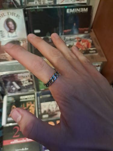 Customer photo review of Cuban Ring