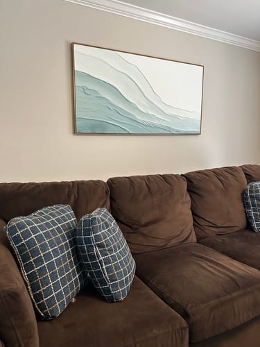 Customer review photo for Plaster Art Texture Painting #SG260