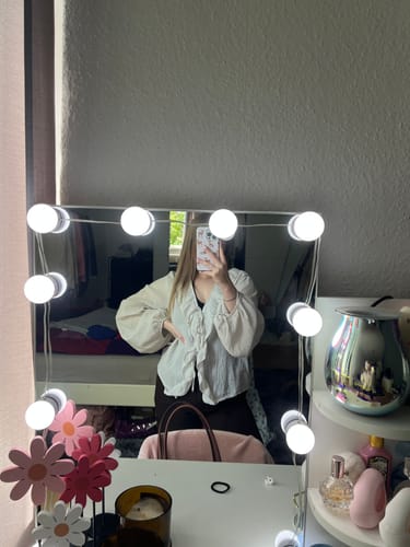 Customer photo review of Selene Binde Bluse - Weiß