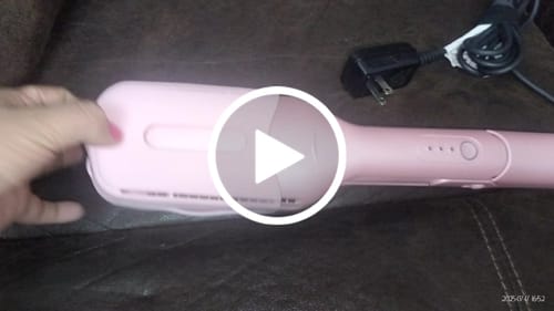 Customer video review of Plancha 2 En 1 Diana Fletes Para Cabello Húmedo y Seco TiTanium Galvanizado