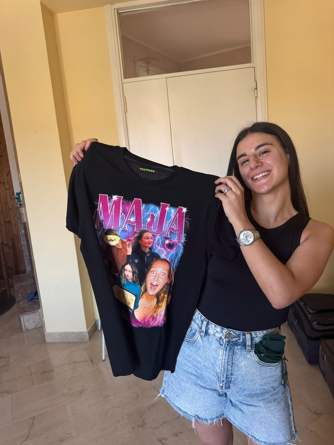 Customer photo review of BOOTLEG T-SHIRT GIORGIA TEMPLATE