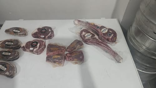 Reseña con foto de un cliente sobre Rib Eye Steak Black Brangus