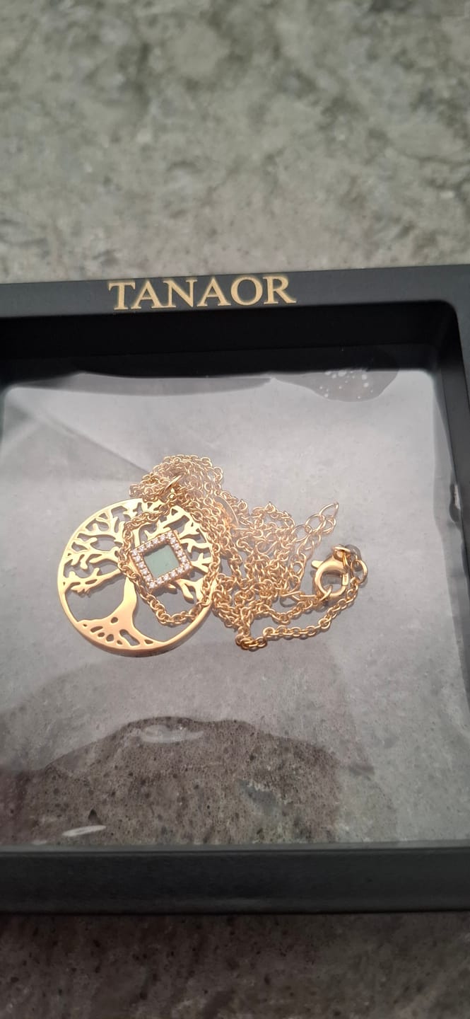 Customer photo review of Tree of Life Necklace