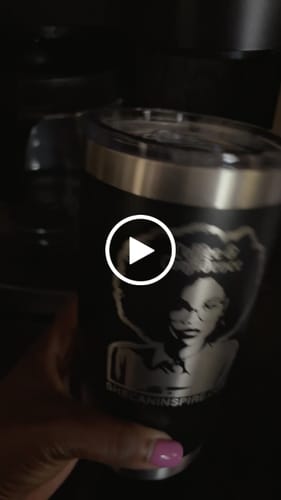 Customer video review of (6 Pieces) Custom Laser Engraved - 20oz Tumblers