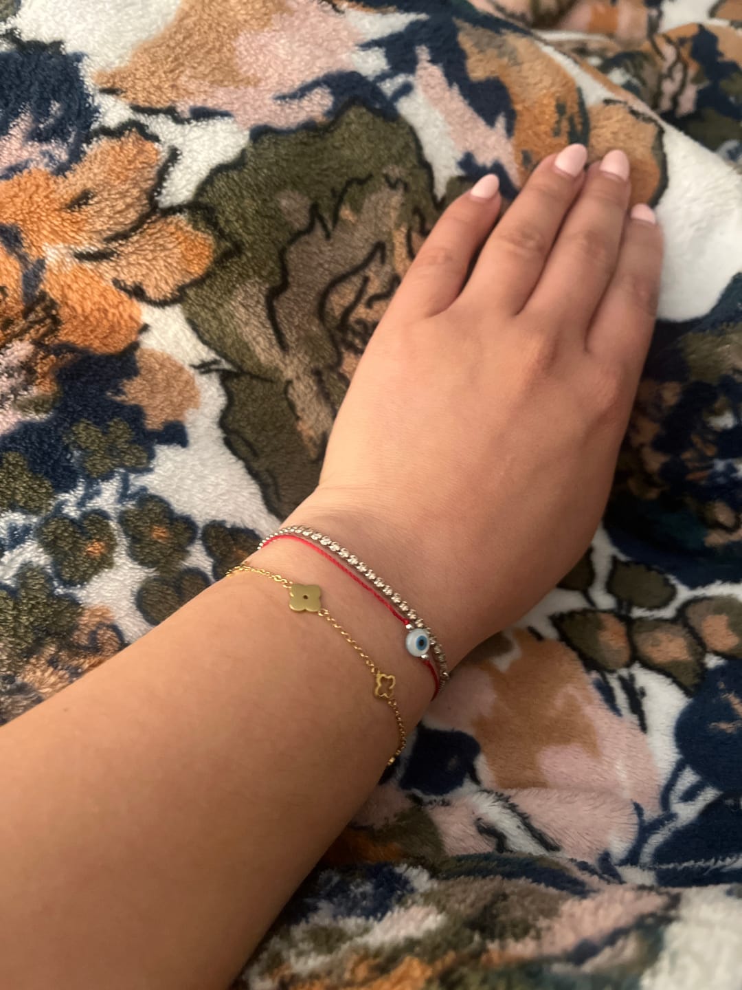 Customer photo review of Multi Clover Bracelet