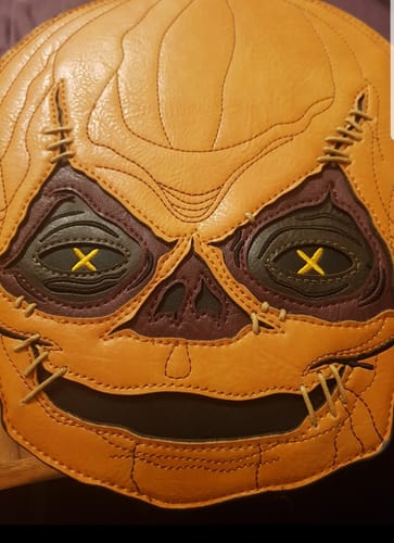 Customer photo review of BACKLOT - Pumpkin Backpack