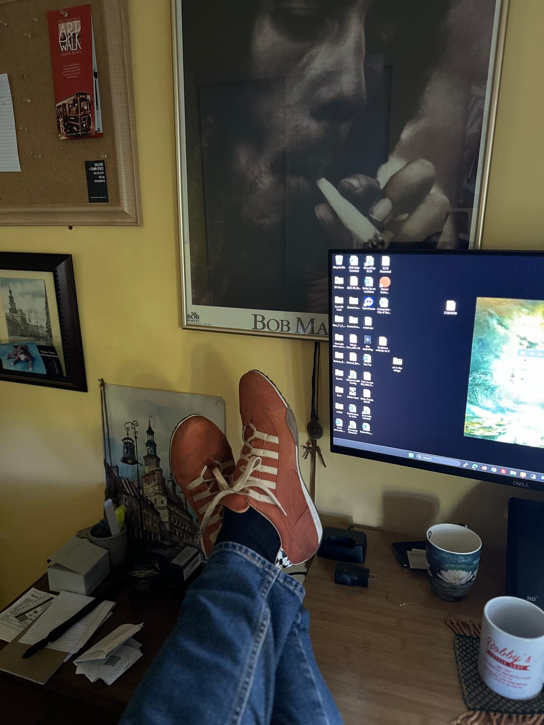 Customer photo review of Men's Racing Sneaker in Vintage Orange