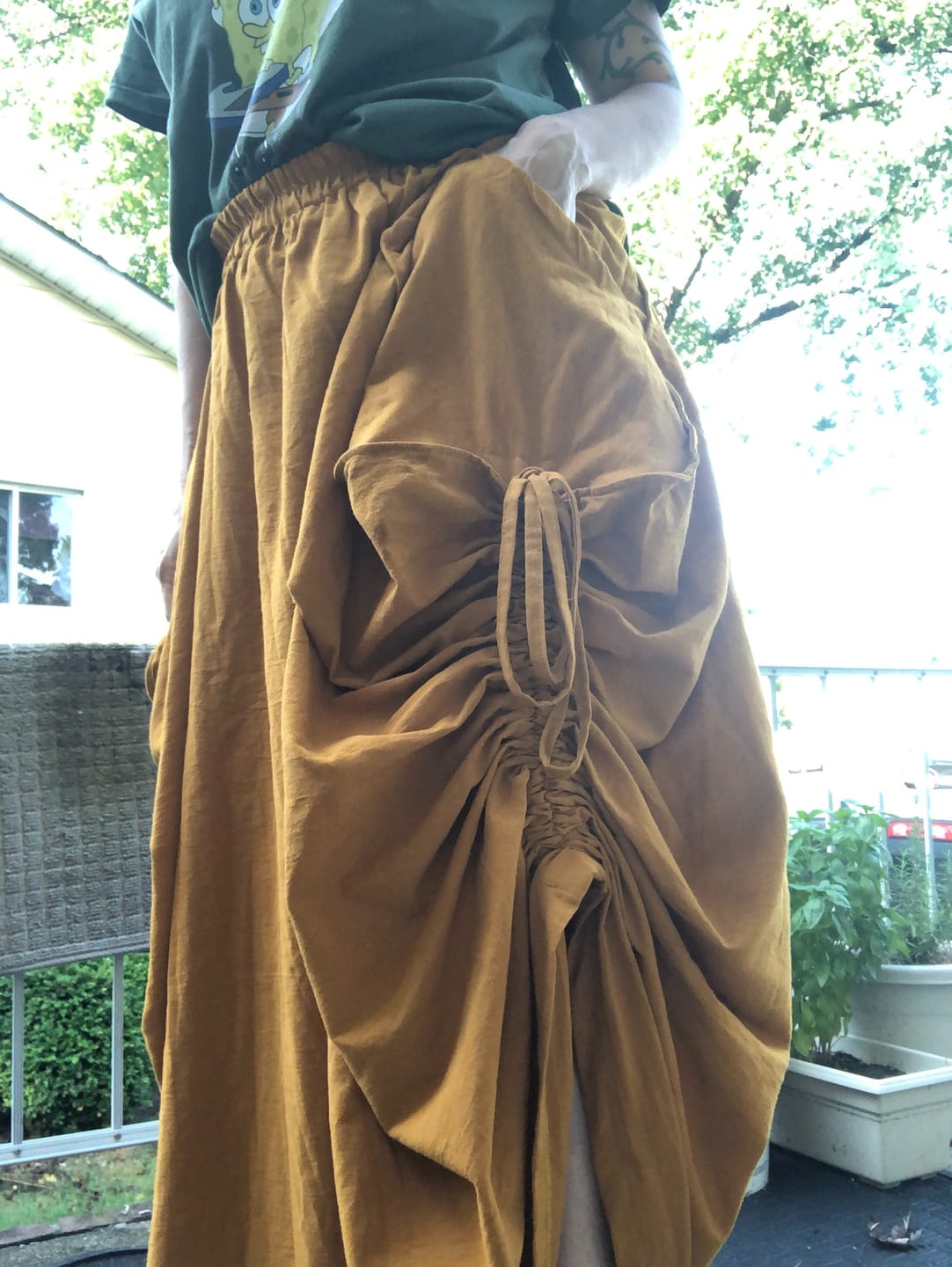 Customer photo review of Maxi Skirt Alaina Copper