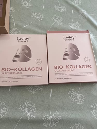 Customer photo review of Bio-Kollagen Gesichtsmaske