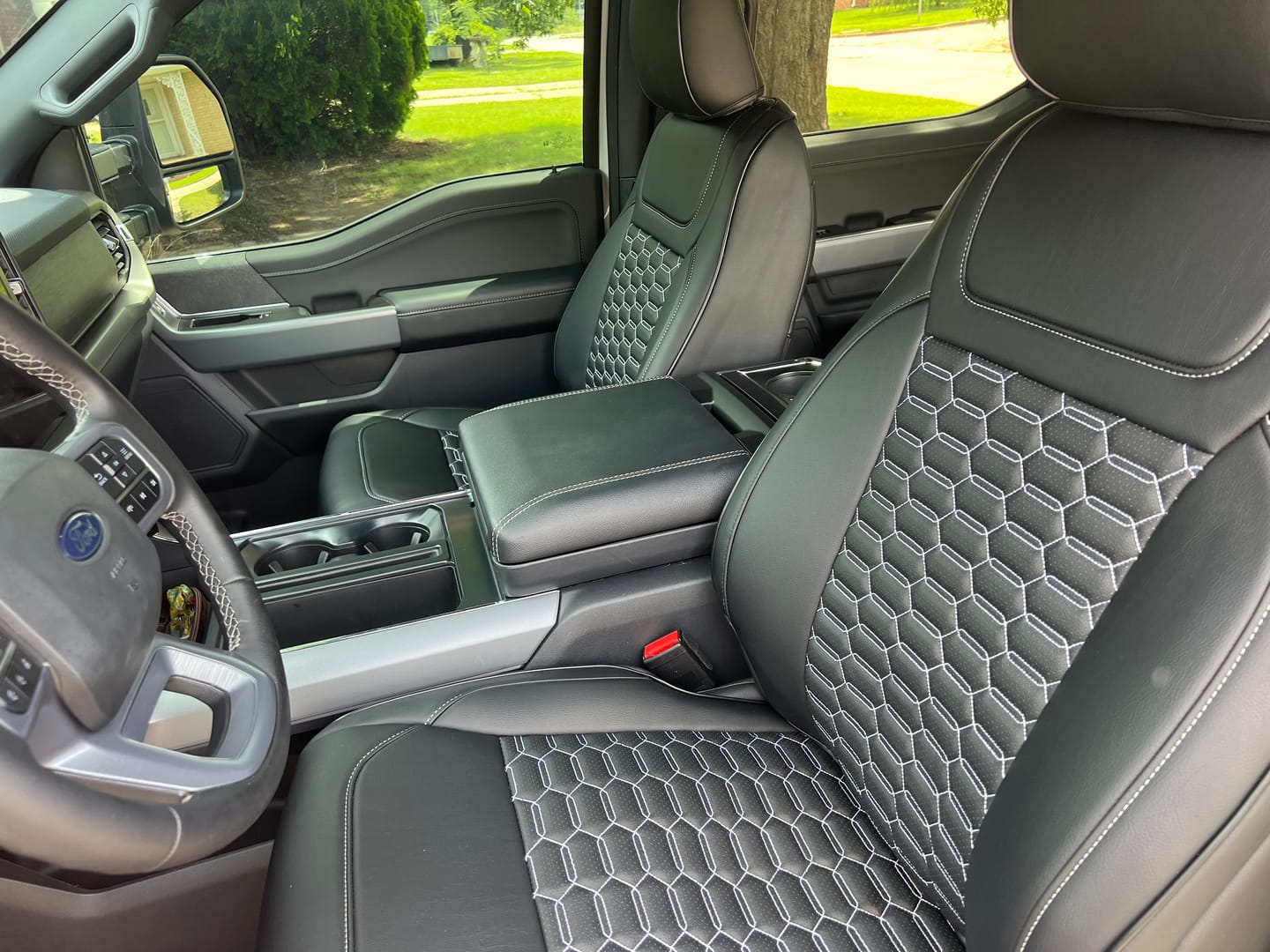 Customer photo review of 2021+ Ford F-150 / 23+ F-250 F-350 Custom Seat Covers