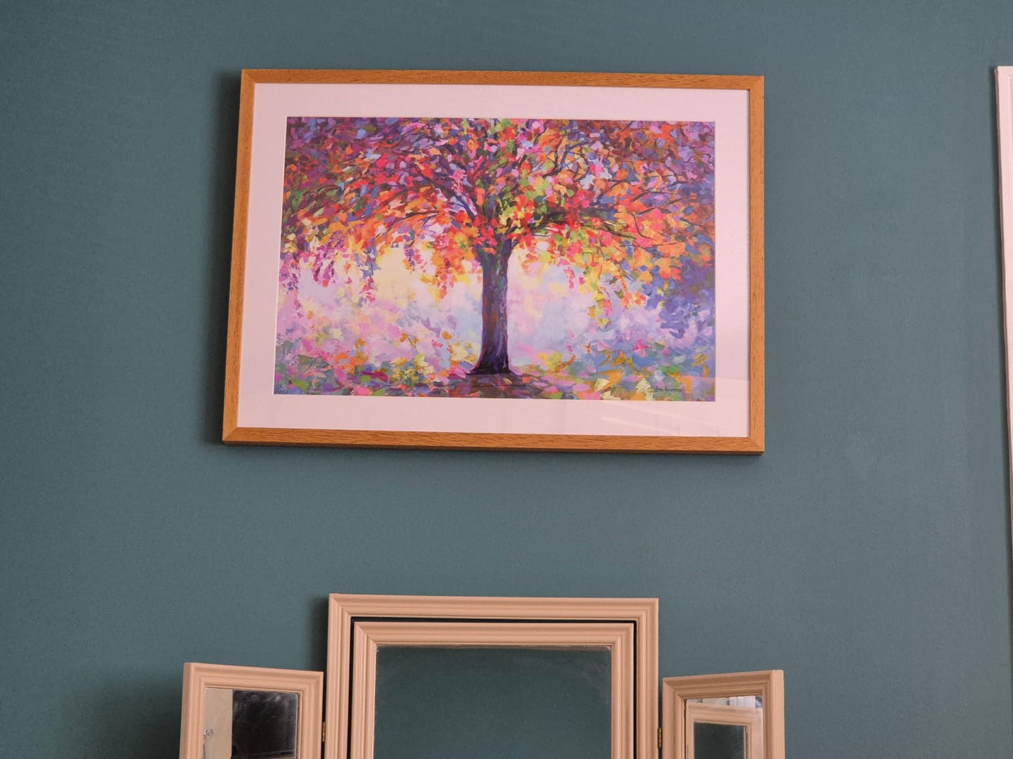 Customer photo review of Tree Of Happiness Framed Art Print