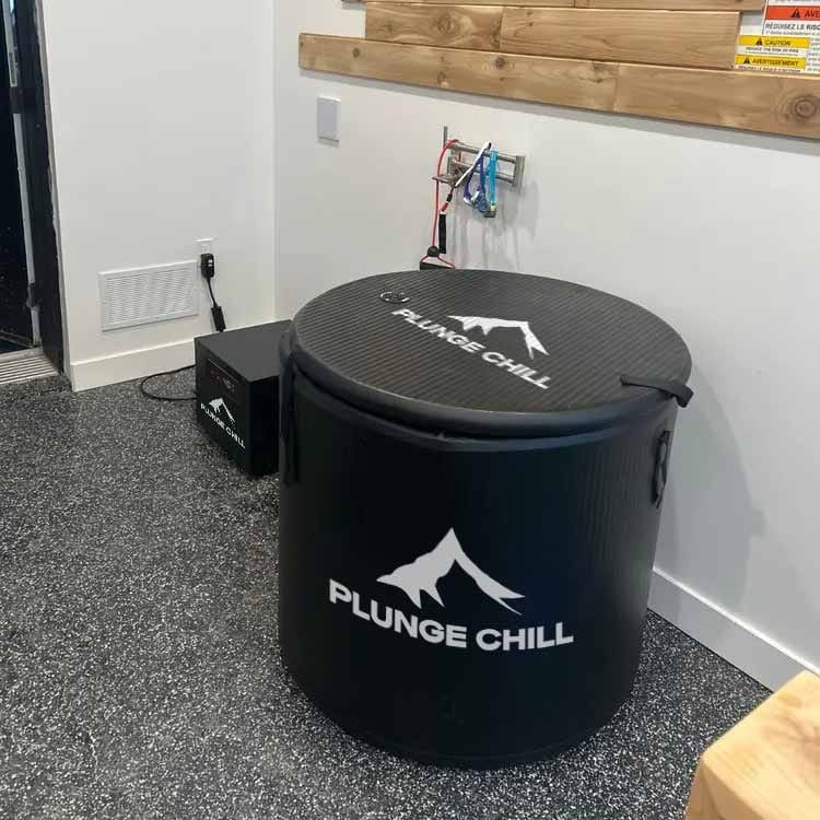 Customer photo review of Cold Plunge Chiller + Tub (XXL)