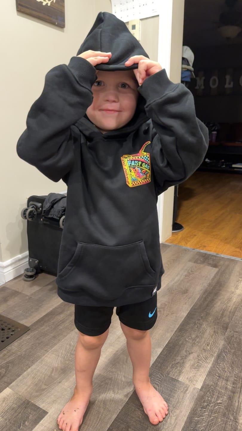 Customer photo review of Fast Gas - Hoodie
