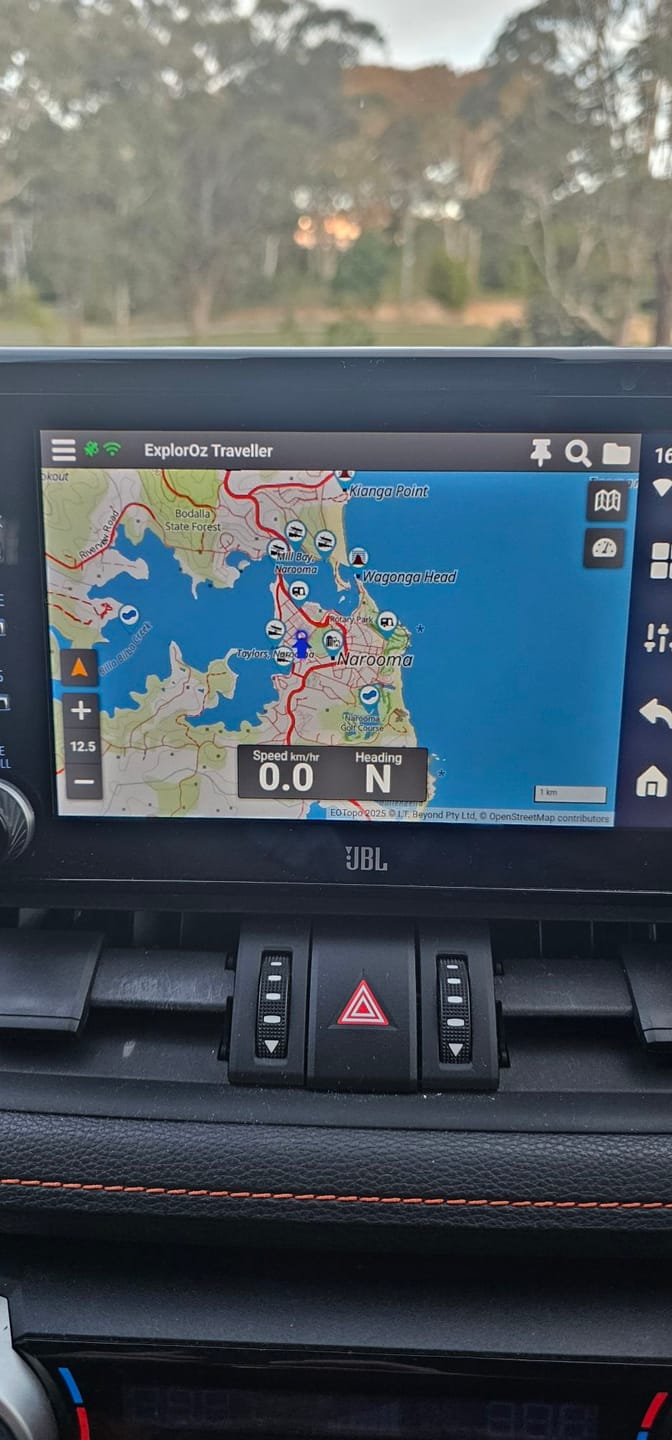 Customer photo review of Smart World App2Car adapters for ExplorOz Traveller app -  enable maps and navigation in your motor vehicle