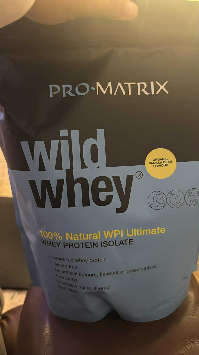 Customer photo review of 2kg VANILLA, Isolate WILD WHEY