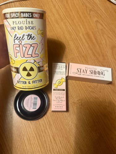 Customer photo review of P.Louise Feel The Fizz Plumping Lip Duo