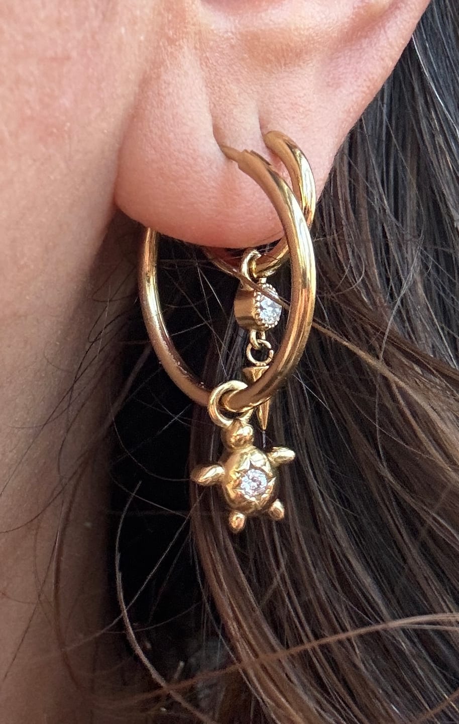 Customer photo review of Sunrise Turtle Charm