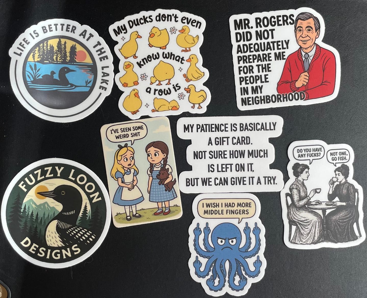 Customer photo review of STICKER CLUB | Monthly Sticker Subscription