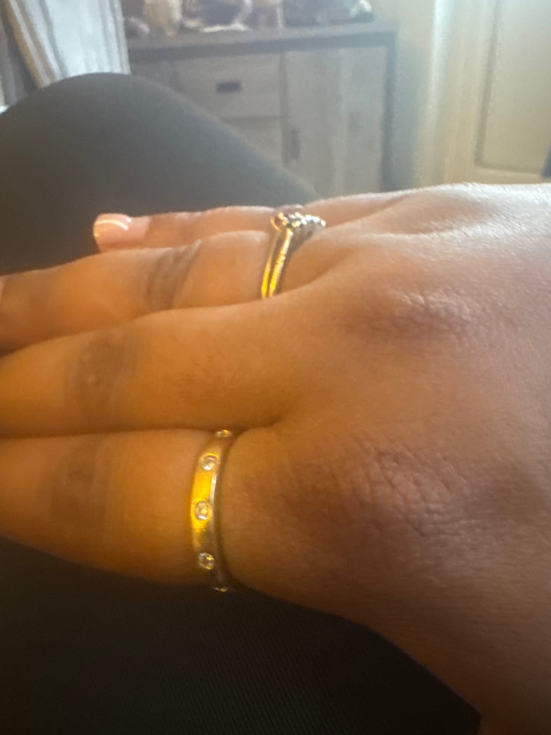 Customer photo review of Versa Lab Grown Diamond Band Ring
