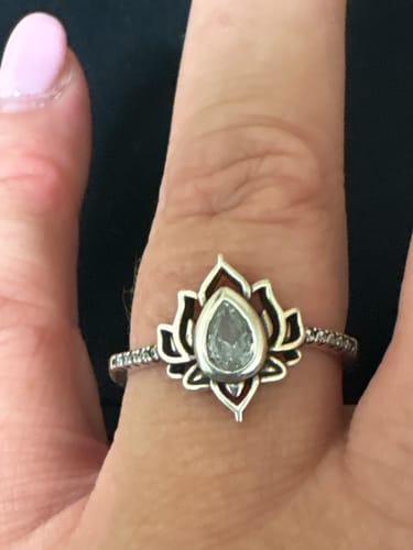 Customer photo review of Yell F♥︎ck Lotus Ring