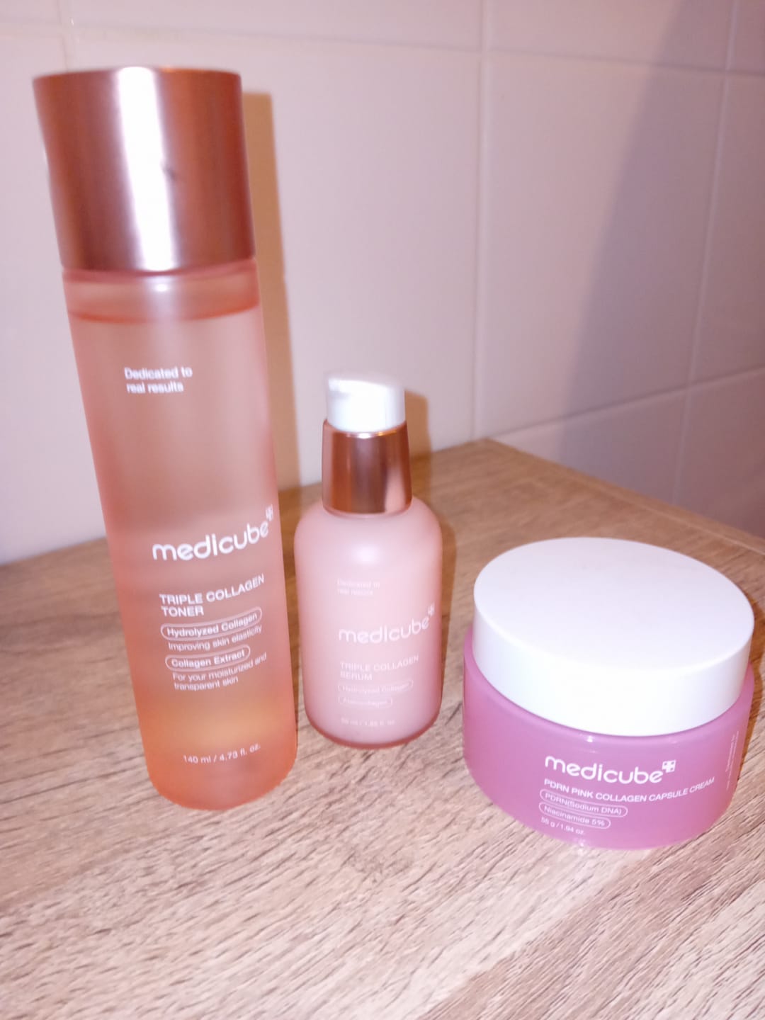 Customer photo review of Medicube - Toner triple au collagène 4.0 - 140ml