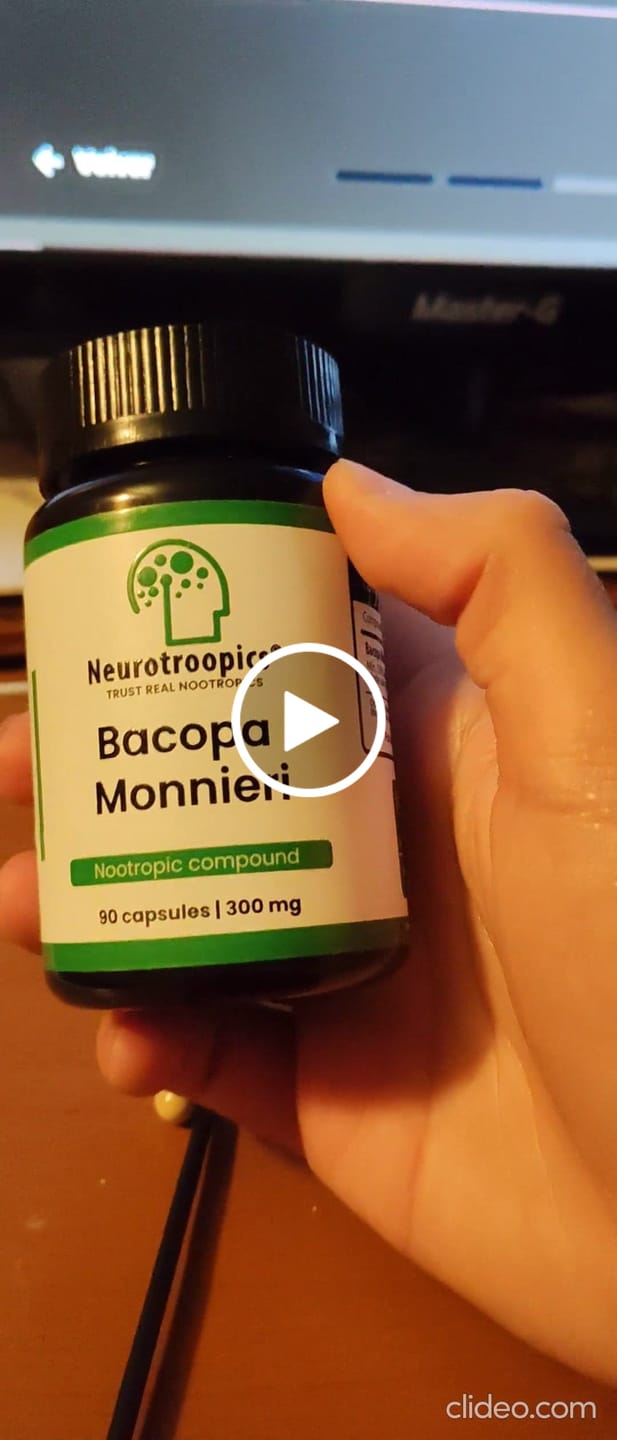 Customer video review of Bacopa Monnieri - 300mg (min. 50%bacosides)