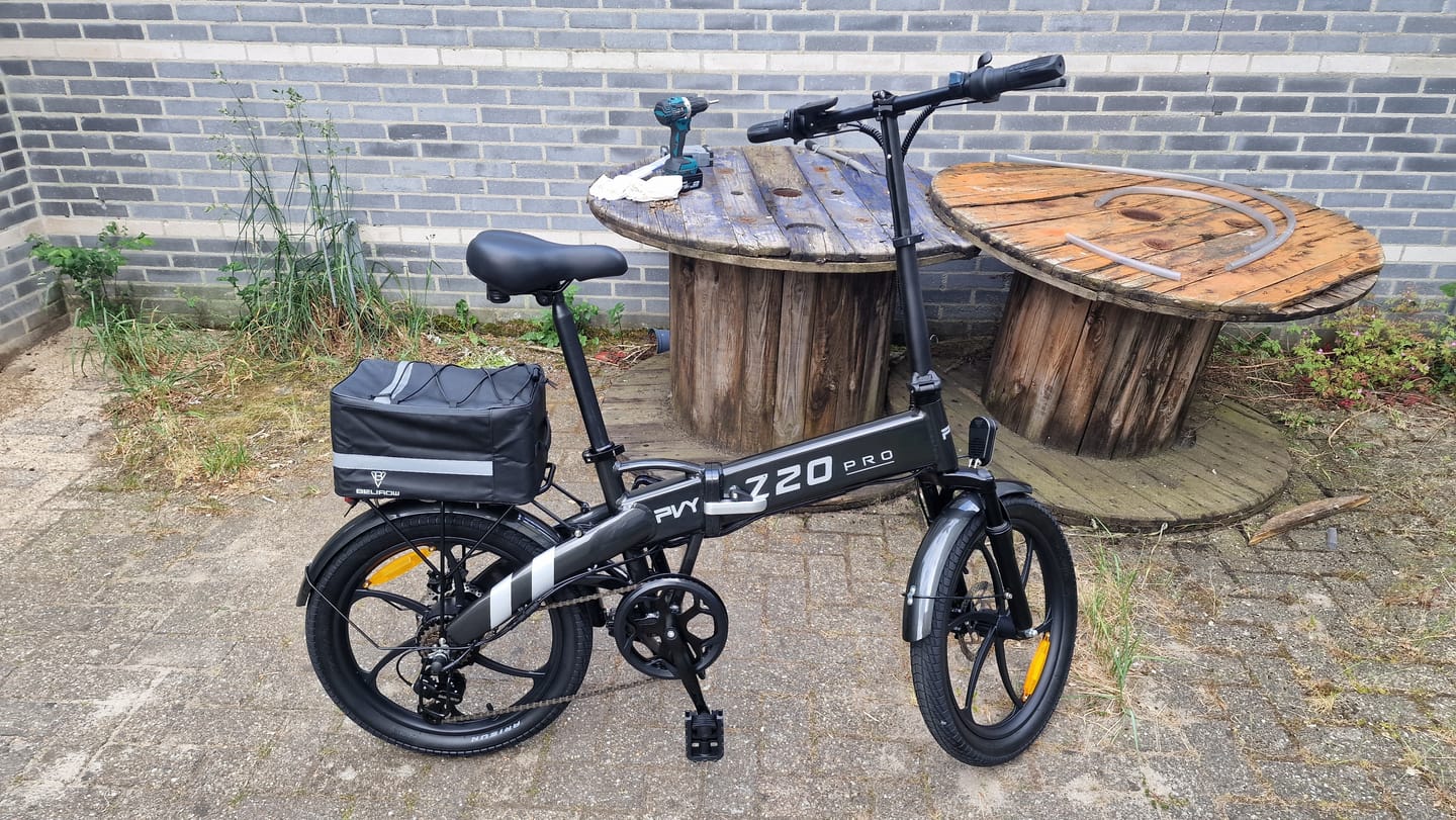 Customer photo review of Soft rear seat bag