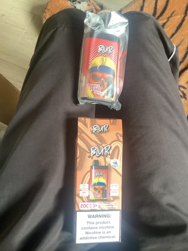 Customer photo review of Blur 20000 - Puff Jetable / Vape Disposable 2% Nicotine - Double Saveur
