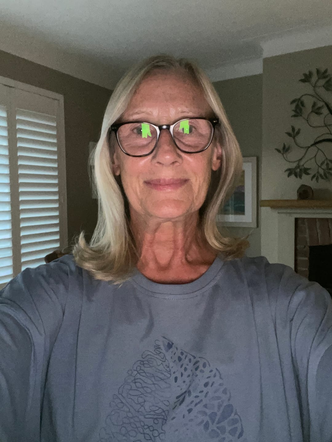 Customer photo review of Plus Size - Leaf Printed Summer Half Sleeve Cotton T-shirt