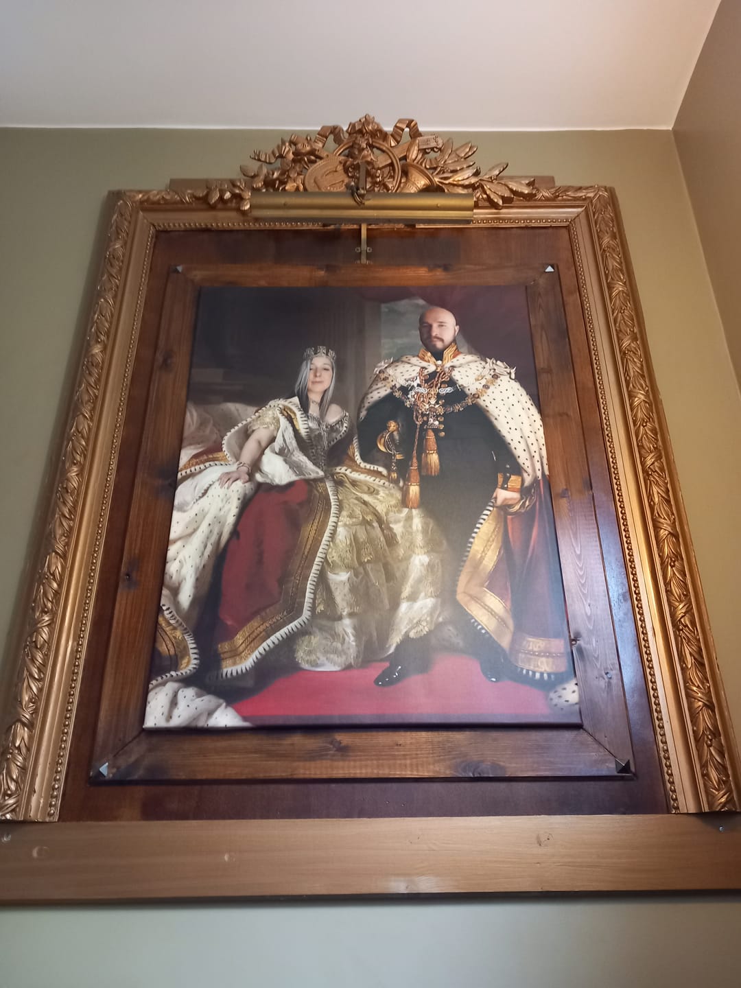 Customer photo review of Portrait Couple Aristocratique