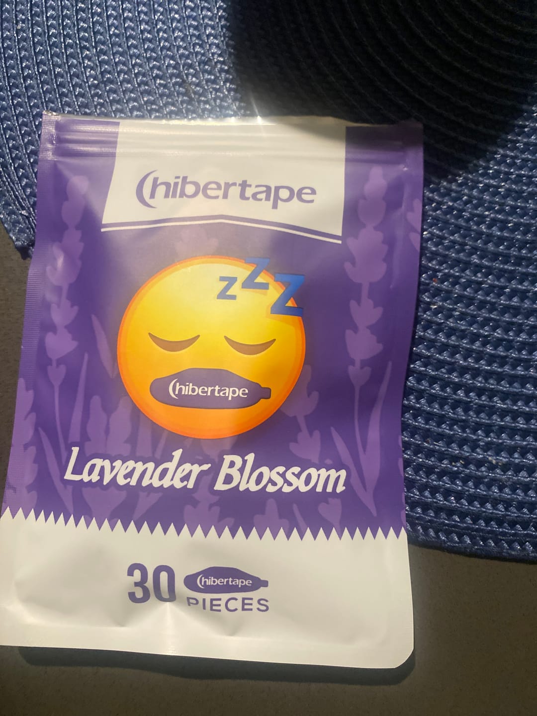 Customer photo review of Lavender Mouth Tape - Beauty Sleep Enhancer - 30-Night