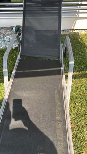 Customer photo review of Tessuto tela in textilene ombreggiante onda gazebo frangivista da esterno altezza 60 cm a metraggio