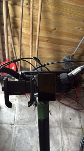 Customer photo review of WEGMAN™ Telefoonhouder Fiets