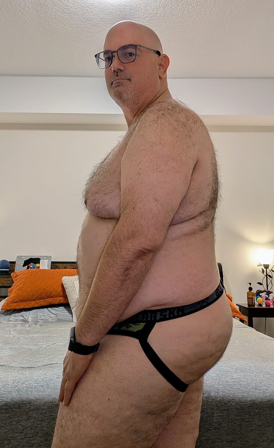 Customer photo review of Bear Skn Jockstrap - Woodland Bear Hunter