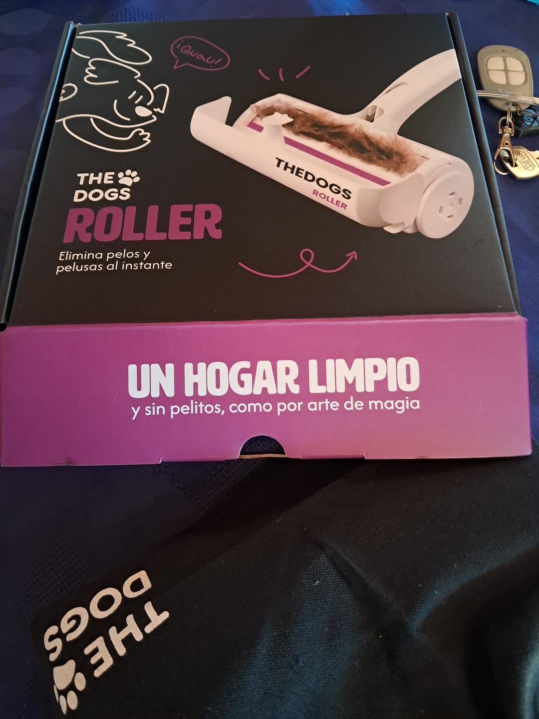 Customer photo review of THE DOGS Roller: Elimina pelos y pelusas