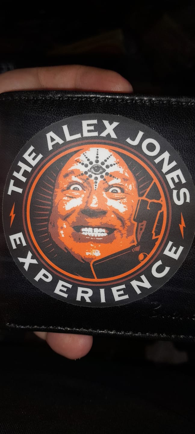 Customer photo review of Alex Jones Experience Decal