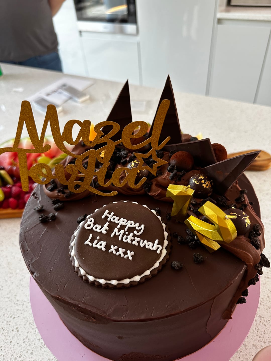Customer photo review of Ultimate Chocolate Cake