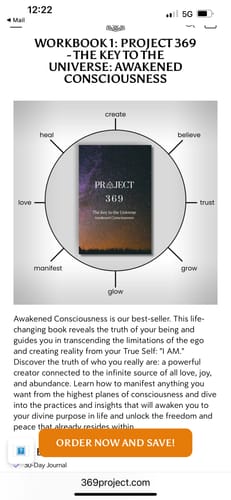 Customer photo review of Project 369: The Key to the Universe — Awakened Consciousness