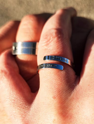 Customer photo review of I F♡cking Love You Ring