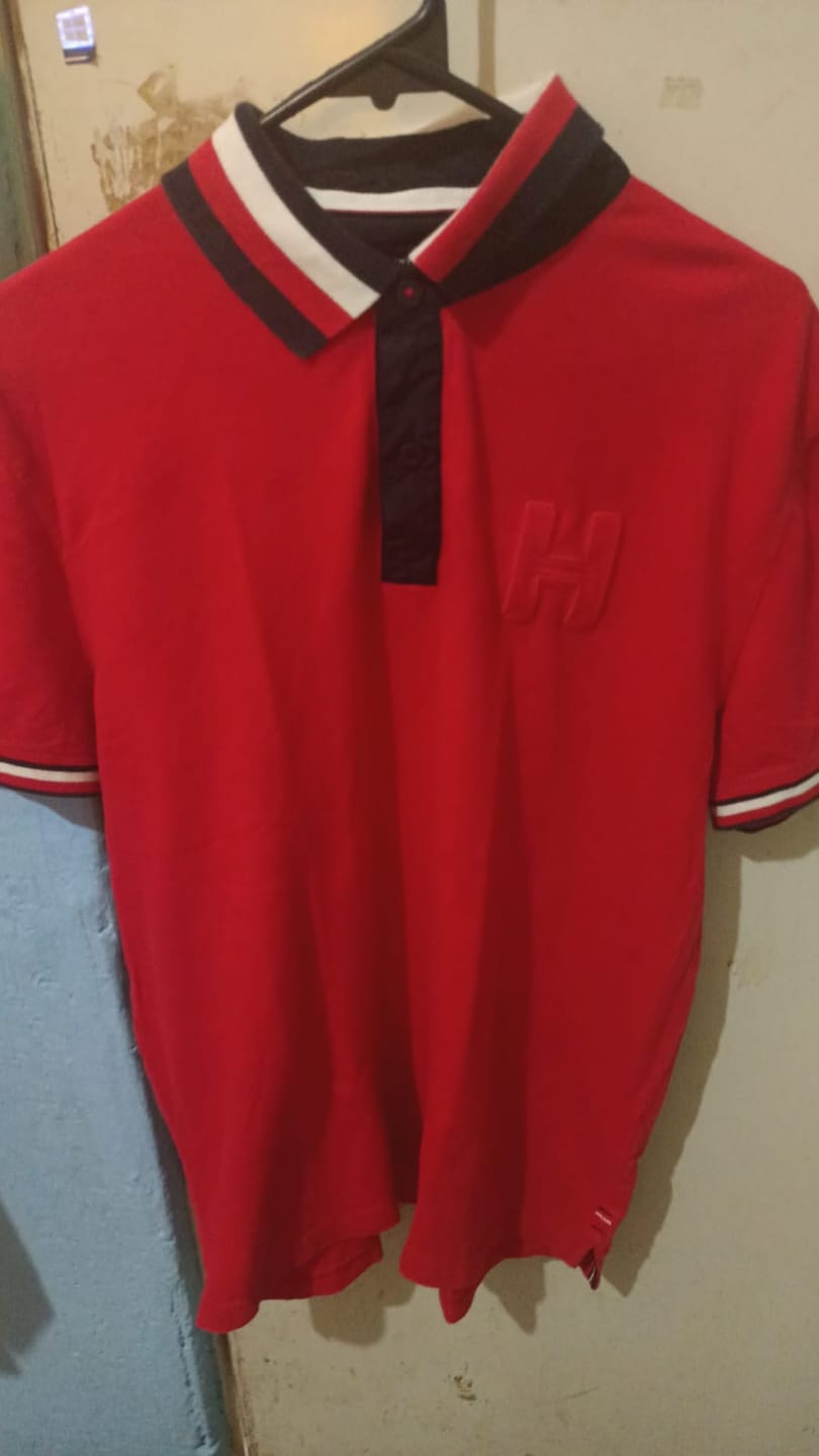 Customer photo review of Playera Polo Stretch Tommy Hilfiger Mediana M Rojo