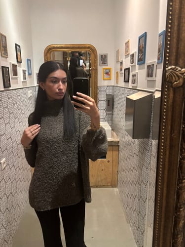 Customer photo review of Bouclé Oversize Pullover "CasualCozy"