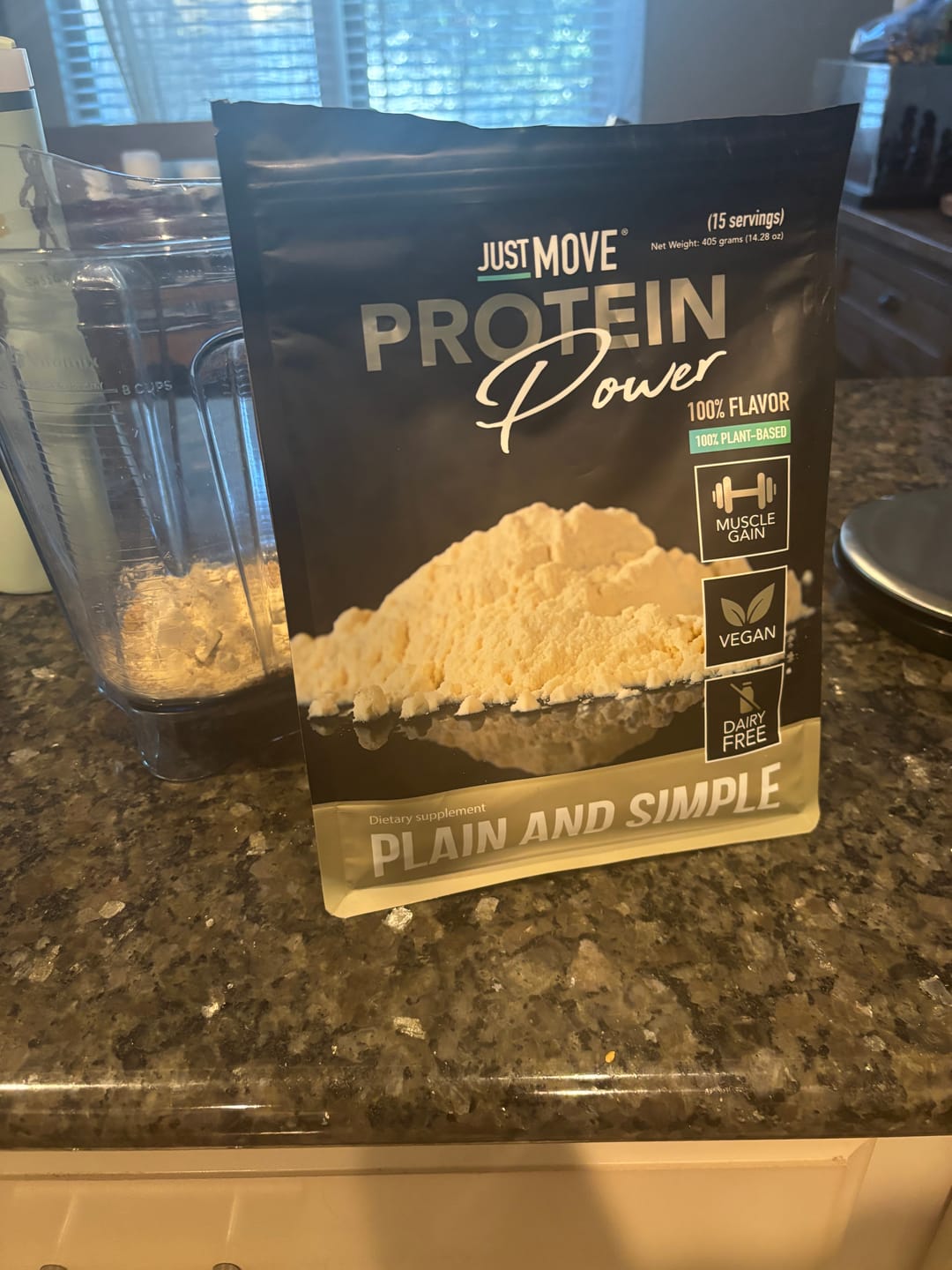 Customer photo review of Plain And Simple - Unflavored Protein