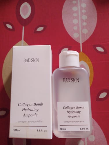 Customer photo review of Bad Skin™ Korean Collagen Bomb Hydrating Ampoule