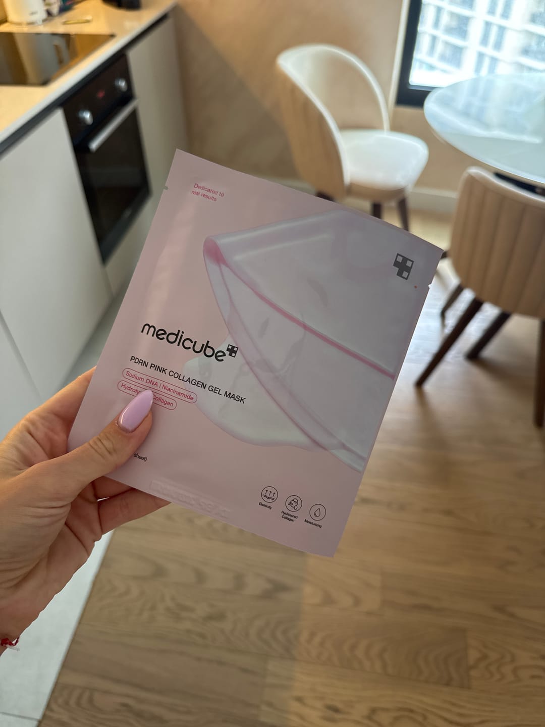 Customer photo review of Medicube PDRN Pink Collagen Maska