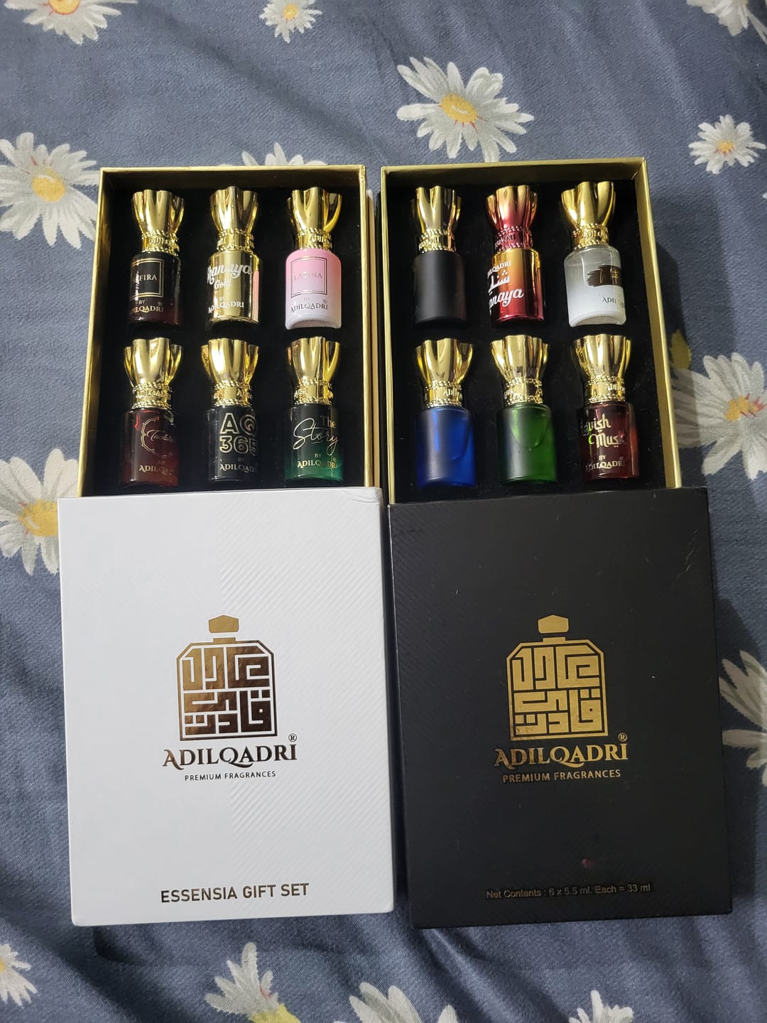 Customer photo review of Essensia Luxury Attar Perfume Gift Set (6 x 5.5Ml)