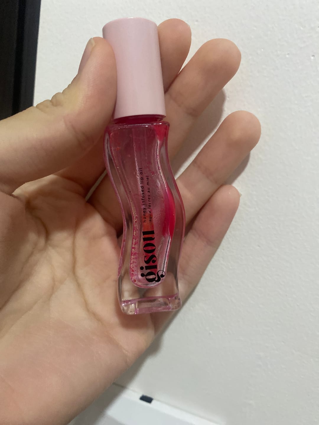 Customer photo review of Honey Infused Hydrating Lip Oil